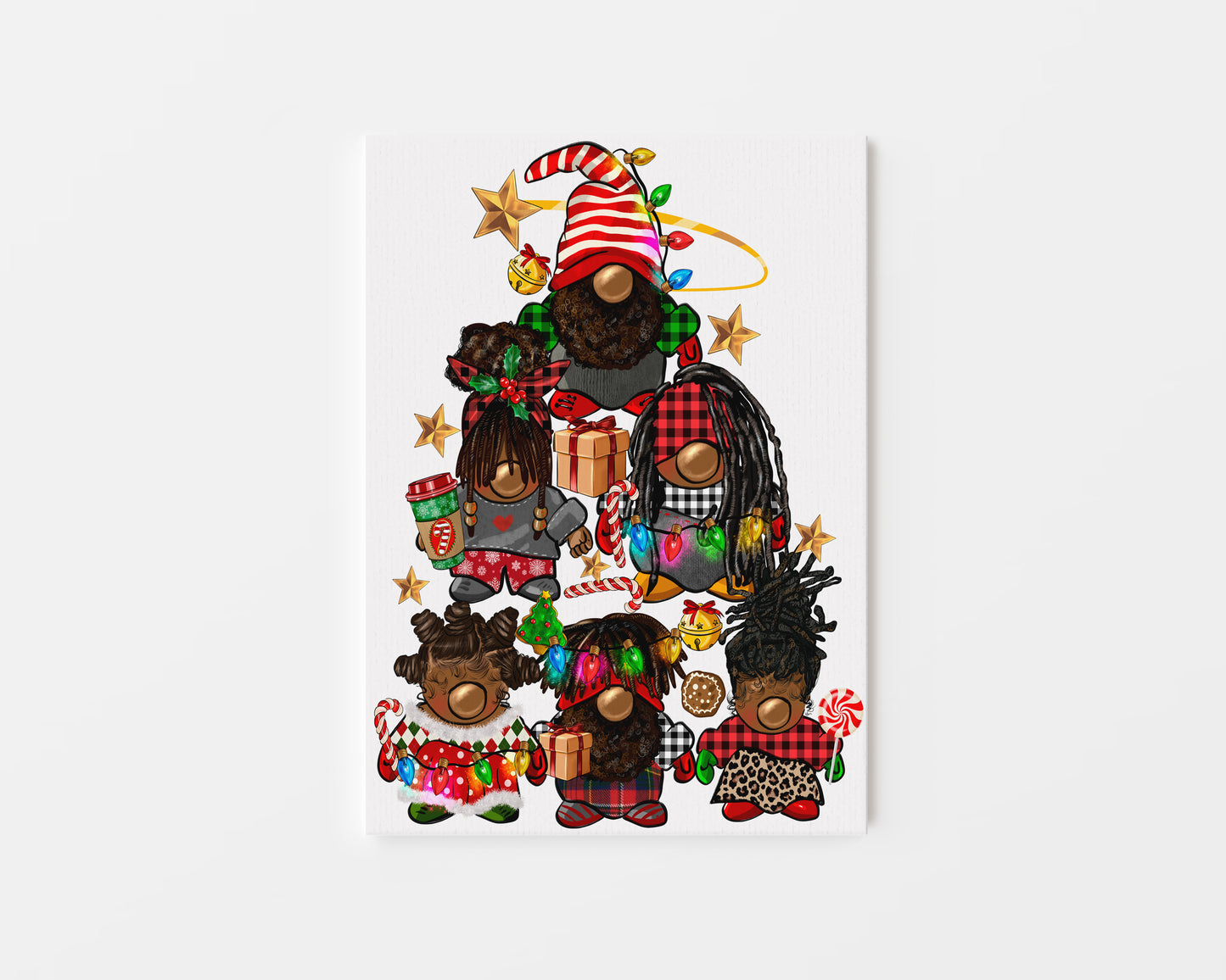 Melanin Gnome X-Mas Tree
