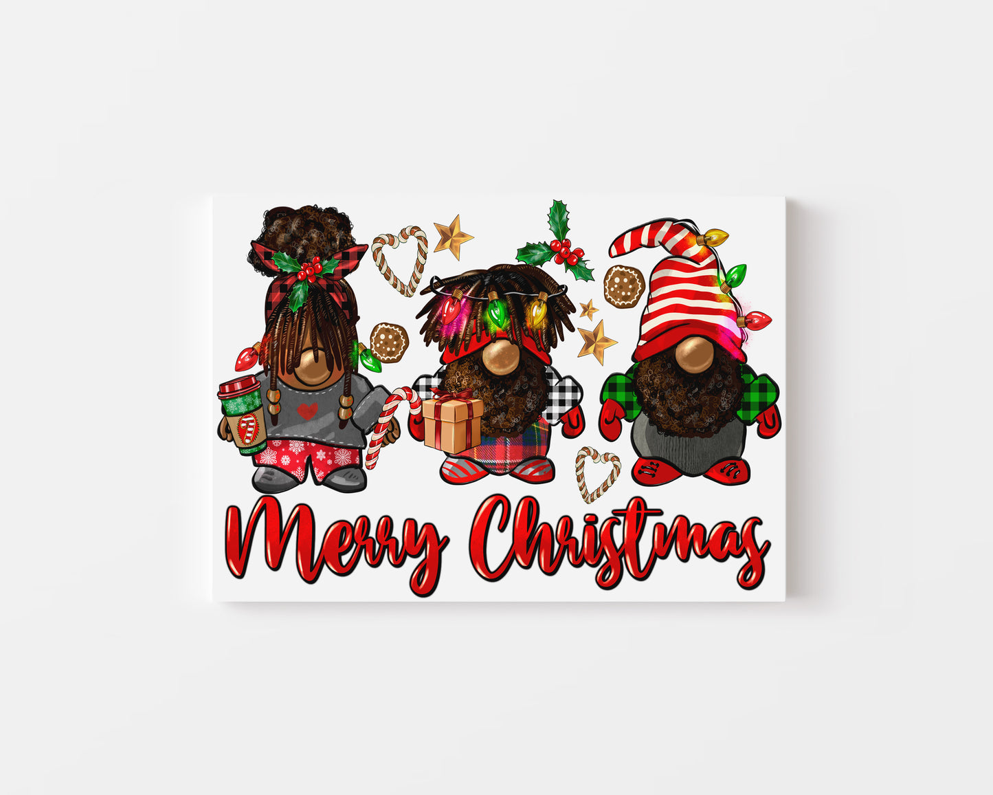 Melanin Christmas Gnomes