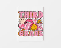 Retro Pink Back to School