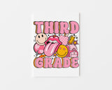Retro Pink Back to School