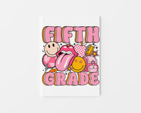Retro Pink Back to School