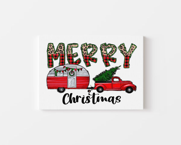 Red truck and Trailer