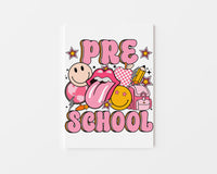 Retro Pink Back to School