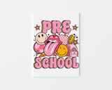 Retro Pink Back to School