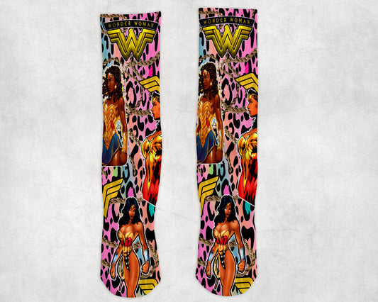 Afro WW Custom Crew socks